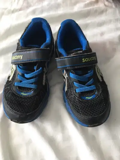 Saucony running shoes toddler size 11, View more