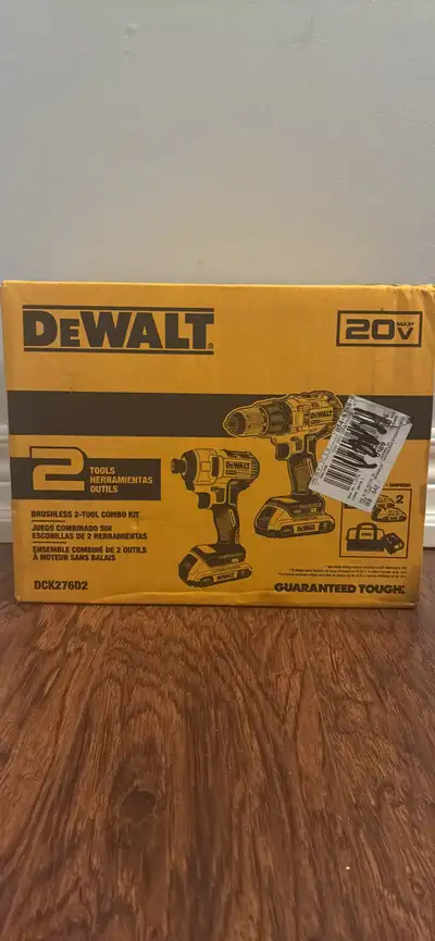 DEWALT 20V MAX Brushless Drill & Impact combo kit, View more