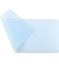 New Non Slip Bathtub Mat | Blue Natural Silicone Bath Mat for Tu