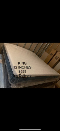 Brand New KING Mattresses And FREE Delivery 