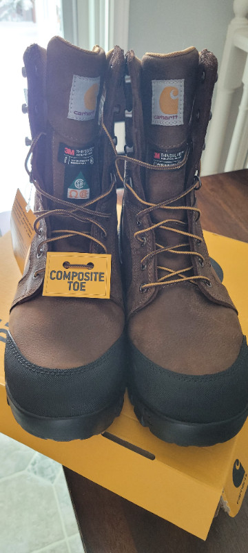 Brand new mens Carhartt Boots size 10 in Men's Shoes in Calgary - Image 2