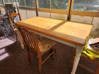 Vintage Wood Table and 4 chairs, $180