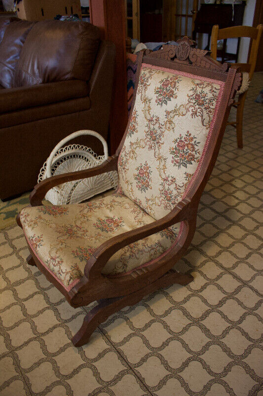 19th Century Eastlake Platform Rocking Chair Chairs & Recliners Hamilton Kijiji