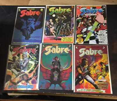 Sabre 1 to 14 complete comics set, View more