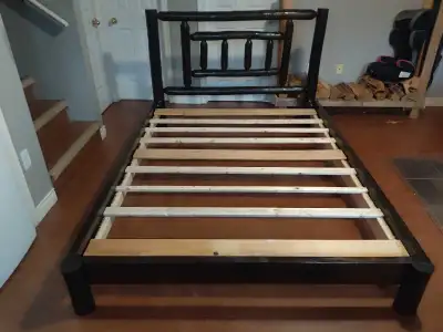log platform bed queen, View more