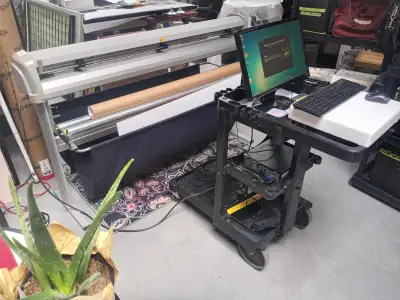 Mutoh Kona 1400 Roll to Sheet, Wide Format, 55" Digital Cutting Machine. Entire System, PC-Win 7 64b...