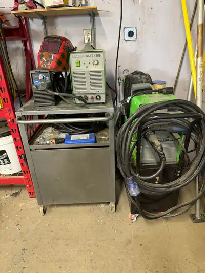 For Sale: Welding & Plasma Cutting Package * Meg 200 1GBT Welder with cart – reliable, versatile, re...