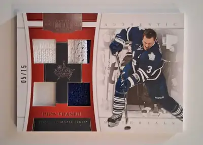 Dion Phaneuf TML 05/15 Quad Jersey Patch Panini Dominion card, View more