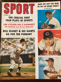 Sport magazine - Aug 1959 - Mantle/Mays