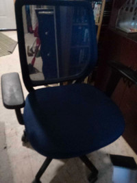Blue office/desk chair