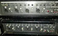 PHONIC 410 mixer pro amplifie 100wpc powerpod serie/prend ech