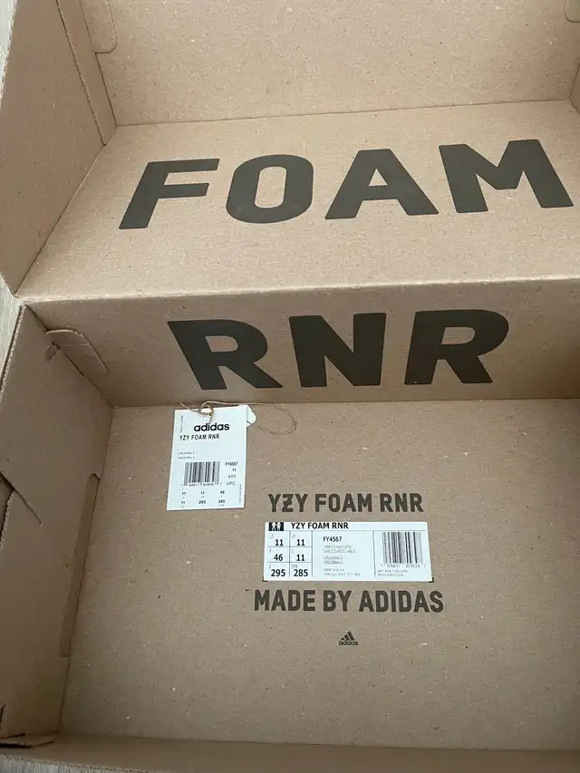 For sale Adidas Yeezy foam rnr sand size 1163654760154113123