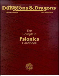 ADVANCED  DUNGEONS & DRAGONS THE COMPLETE PSIONICS HANDBOOK