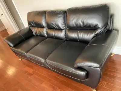 Black couch, View more