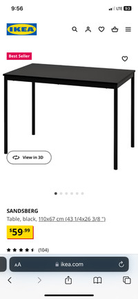 IKEA sandsberg table