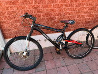 Ready for Action: Mountain Bike with Front Suspension