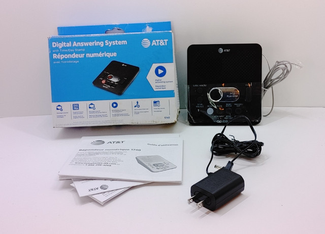 AT&T - Système de répondeur numérique 1740BK dans Appareils électroniques  à Longueuil/Rive Sud - Image 4