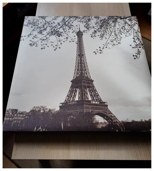 Eiffel Tower on Canvas (23.5" x 23.5") in Home Décor & Accents in Gatineau - Image 5