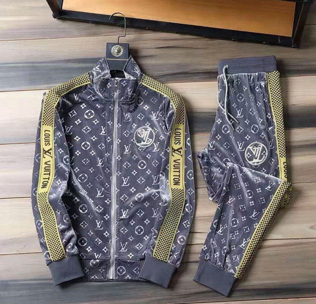 Classic Luxury Retro Hip Hop Louis Vuitton Sweat suit