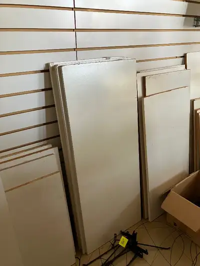 Assorted sizes & colors. $5 for lengths that are 5 ft long or shorter. $10 for shelves that are long...
