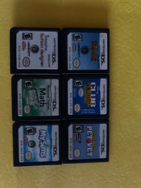 6 Nintendo DS games 