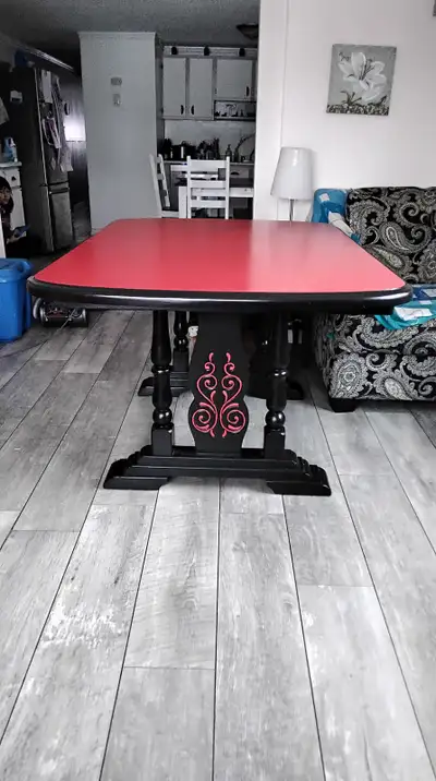 Kitchen table, 4 chairs, very sturdy..., View more