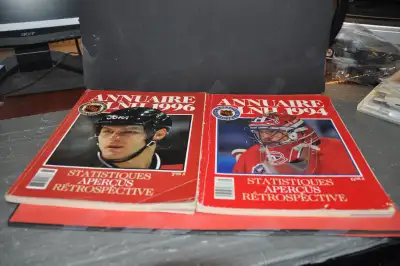 yearbook lot of 2 Nhl hockey 1996 annuaire claude lemieux +1994, View more