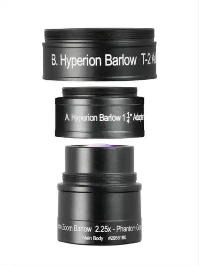 Baader Hyperion Zoom Barlow 2.25X, View more