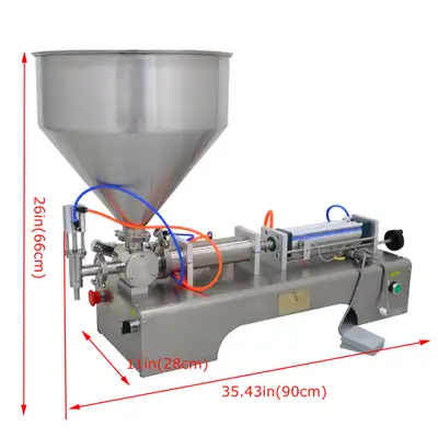 *50-500ml 1Head Pneumatic Dual-Use Shampoo Liquid Filler 160404, View more