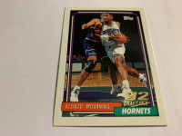 1992-93 Topps Alonzo Mourning 92 Draft Pick Basketball Card #393