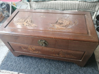 Hand Craft Camphor Wood Trunk $85 only