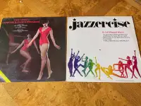 JAZZERCISE ON 33 RPM LP VINYL RECORDS #V1075