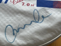 WILSON PRO STAFF, STEFFI GRAPH, TENNIS COVER WITH SIGNATURES.
