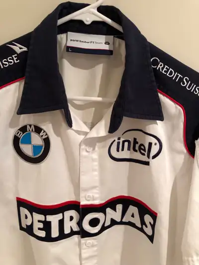 Chemise BMW Sauber F1  originale achetée lors d’un grand prix., View more