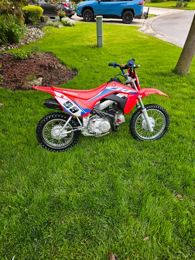 My sons CRF 110 for sale here in great condition, purchased New from HullyGully in 2022, Mid summer...