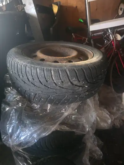 Winter tires with studs 205/55/R16
