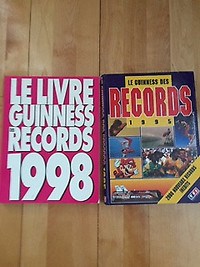 Le guinness des records 1995 et 1998