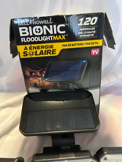 BELL+HOWELL BIONIC FLOODLIGHT™SOLAR LIGHTS 120 AMPOULES, View more