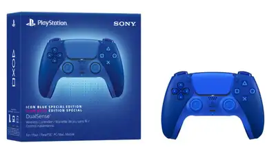 DualSense Wireless Controller - Icon Blue, View more