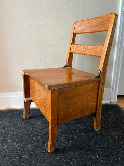 Antique School Chair, View more