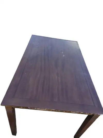 Brown wooden dining table. Wood furniture. I deliver!, View more