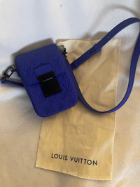 Louis Vuitton blue crossbody bag 