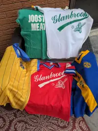 Vintage Glanbrook / Hamilton Youth Baseball Soccer Jerseys 1980s