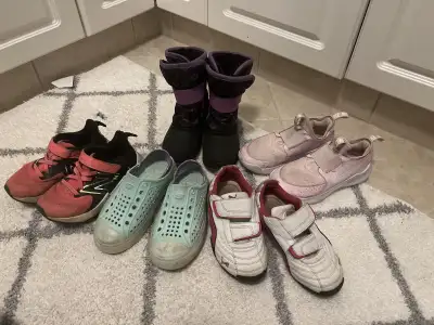 Kids boots size 9 and runners size 10.5-12 selling whole lot, View more