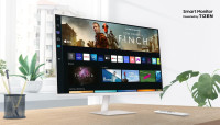 Samsung 32” M7 Smart White UHD Monitor with Smart TV (white)