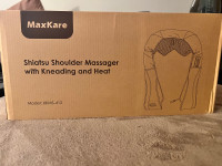 Shiatsu Shoulder Massager with Kneading and Heat