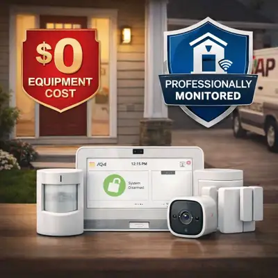 Free Home Alarm System + Free Installation, View more