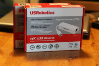 U.S. Robotics USR5637 56K USB  Modem - Windows, Mac, Linux