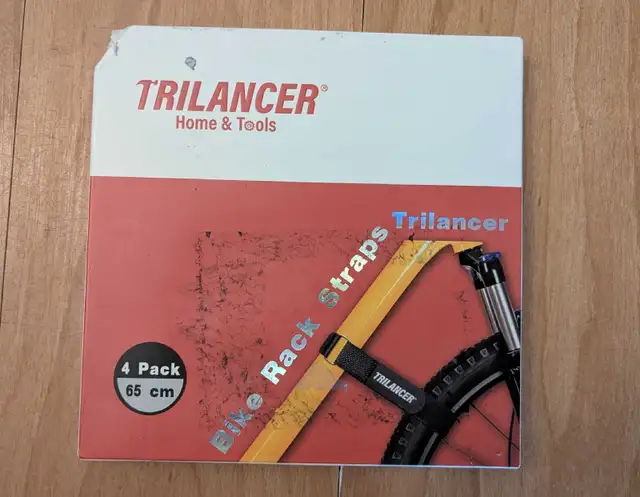 Bike Rack Straps, 4-Pack Trilancer Adjustable Bike Wheel
