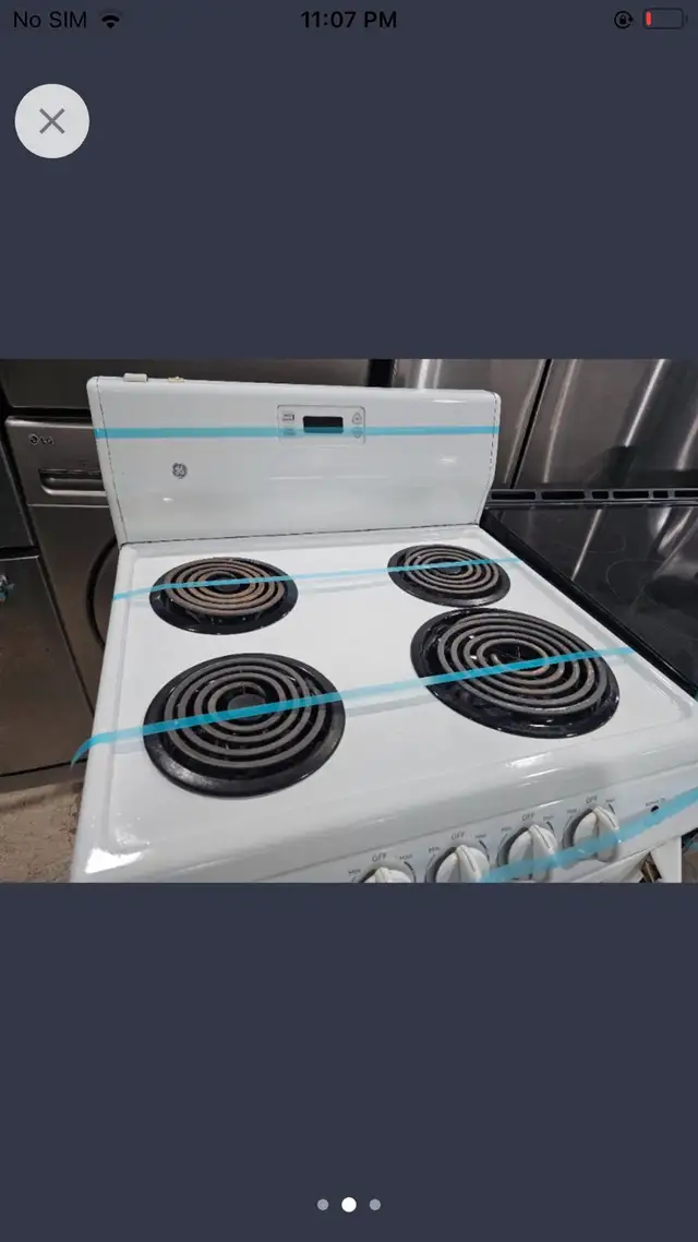 GE !! Electric stove range oven can delievr  in Stoves, Ovens & Ranges in Mississauga / Peel Region - Image 3